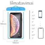 Vandeniui atsparus dėklas, juoda