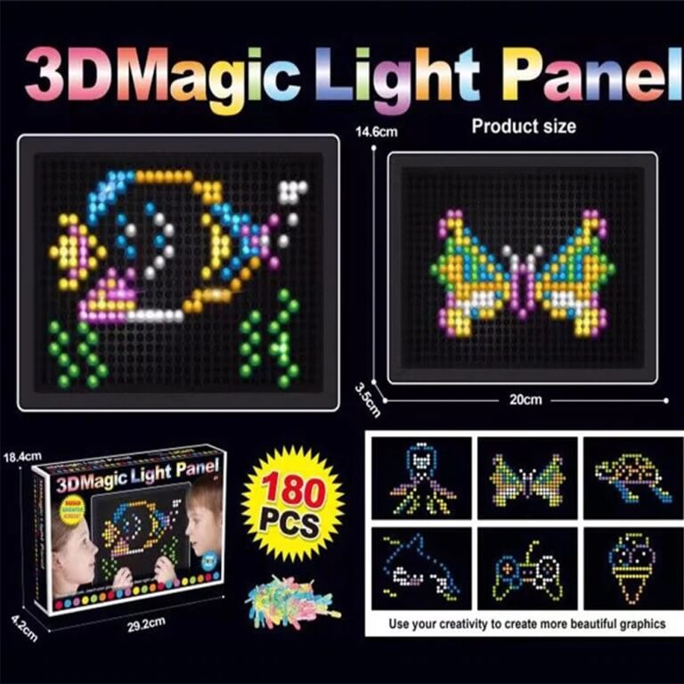 Magiška šviečianti lenta 3D