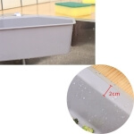 Virtuvės dėklas kriauklės kampui