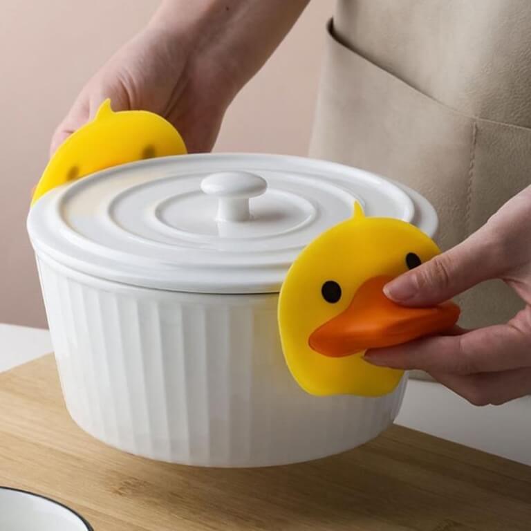 Silikoniniai puodo laikikliai, 2vnt.