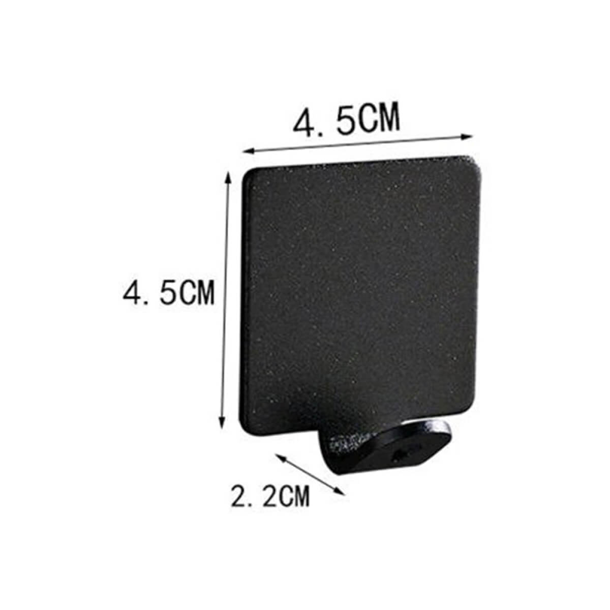 Metalinis kabliukas, juodas