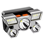 Galvos prožektorius, 9x XPE LED