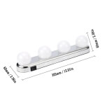 Veidrodžio lemputės, 4led