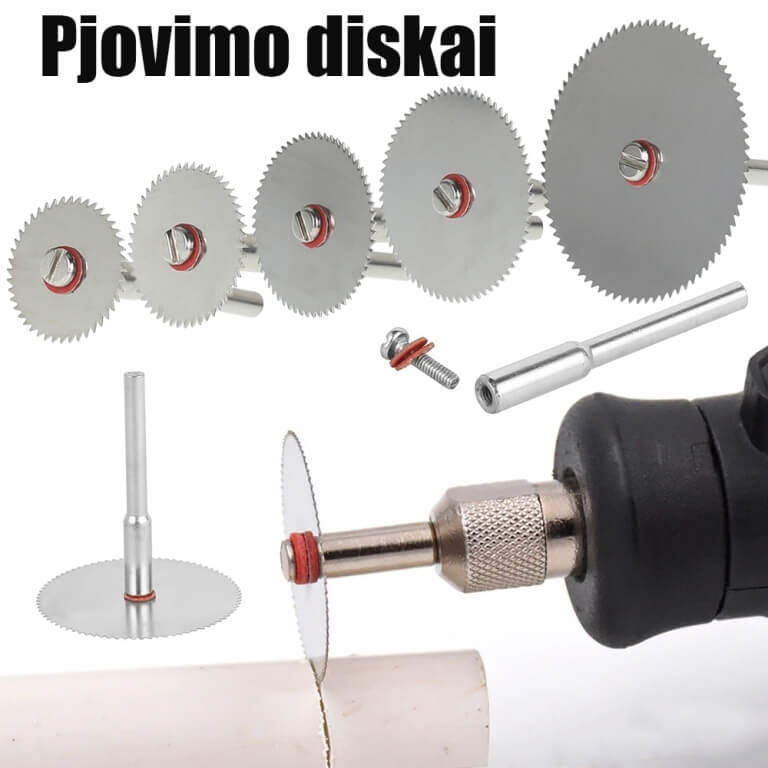 Preciziniai pjovimo diskai, 5vnt.