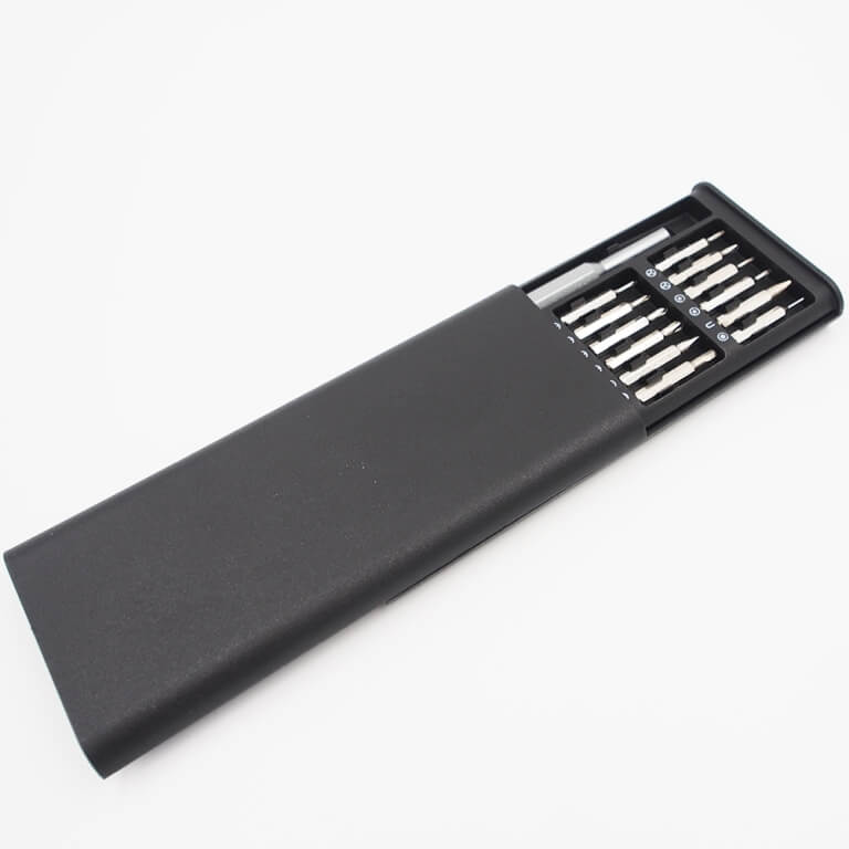 Atsuktuvų rinkinys su dėklu, 24 dalių