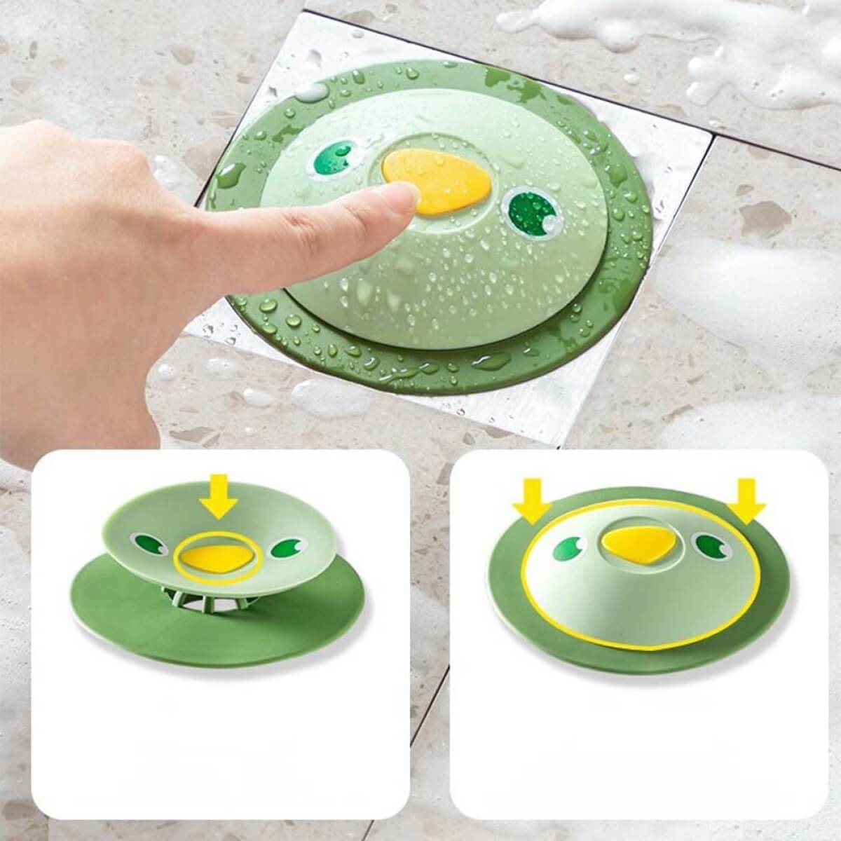 Silikoninis kriauklės kamštis, 10 cm