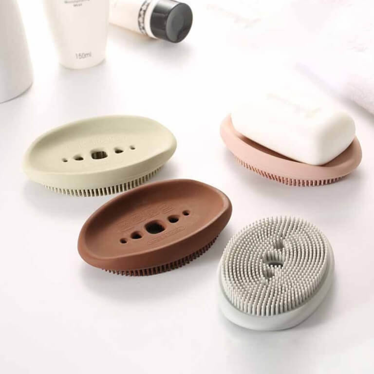 Muilinė su šepetėliu, silikonas