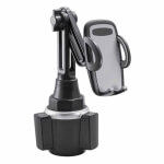 Telefono laikiklis automobiliui, juodas