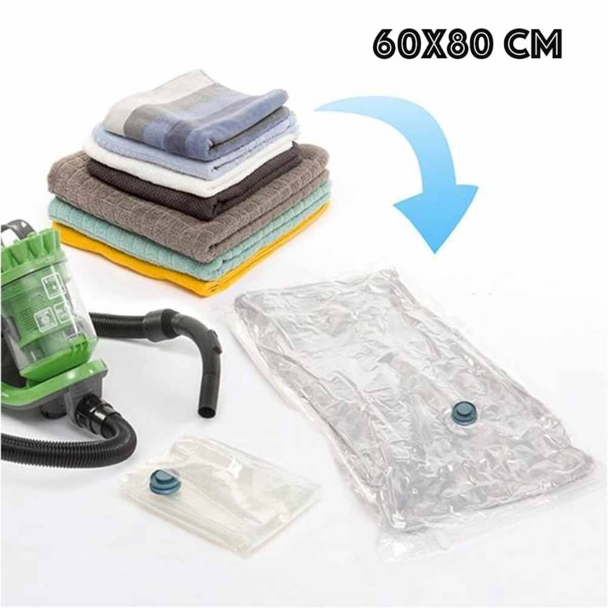 Vakuuminis maišas drabužiams, 60x80cm