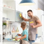 Semtuvėlis su šepetėliu, plastikas