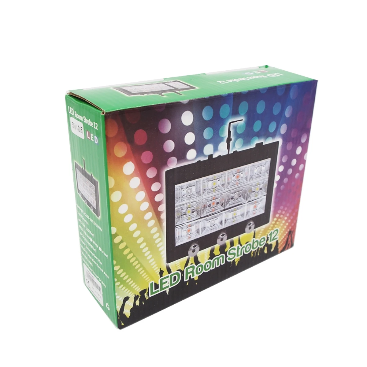 Led stroboskopas su lazeriais, 15w