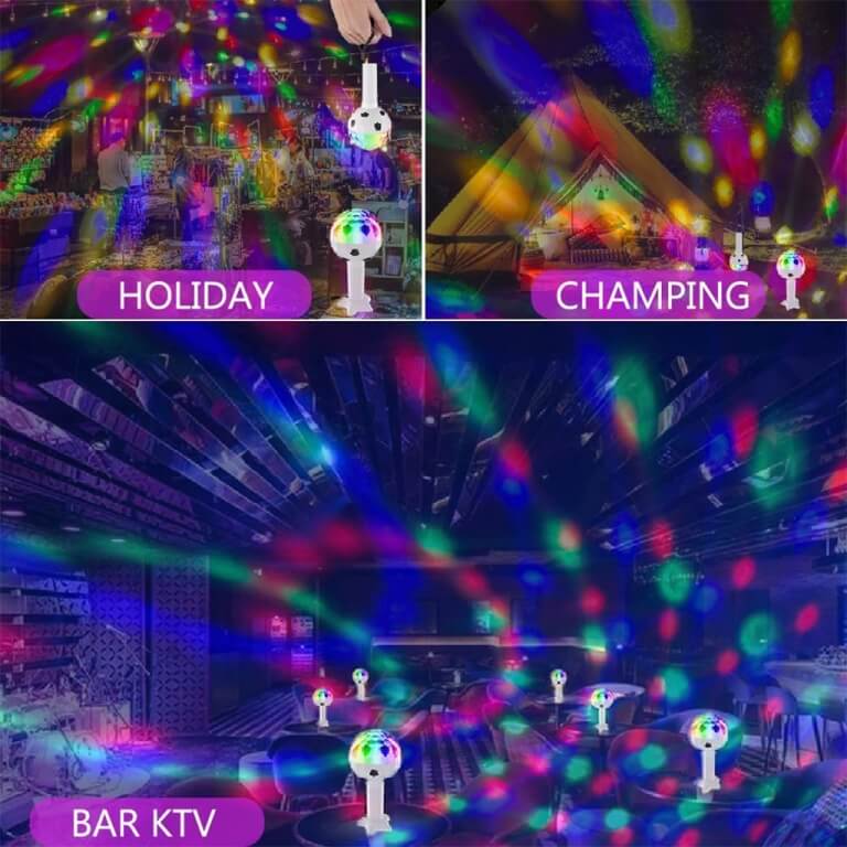 Led disko kamuoliukas, RGB