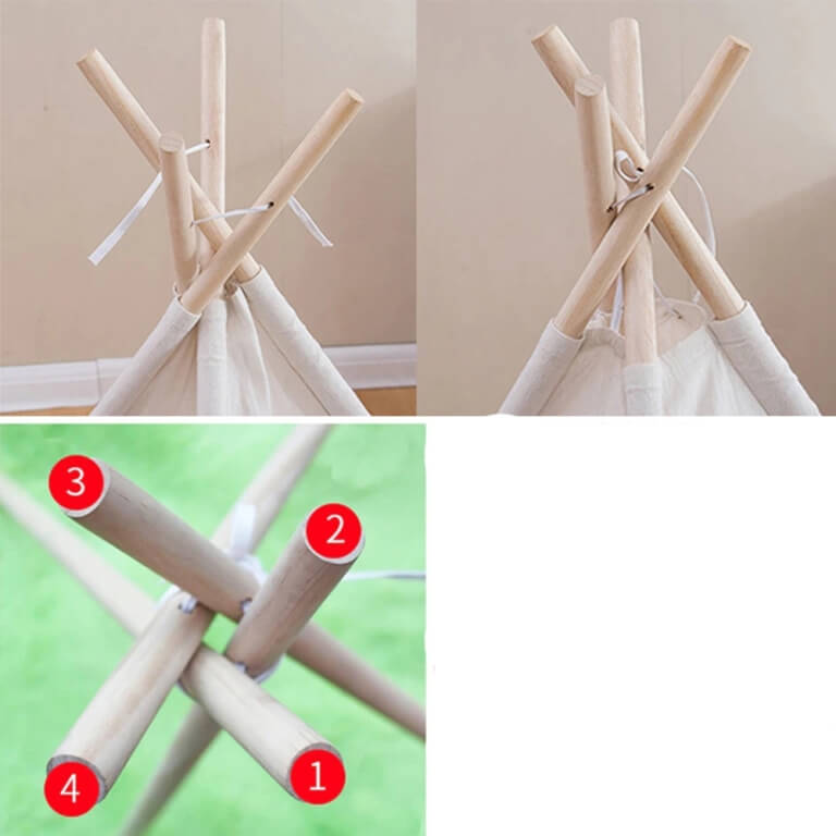 Vaikiška palapinė, Wigiwama balta