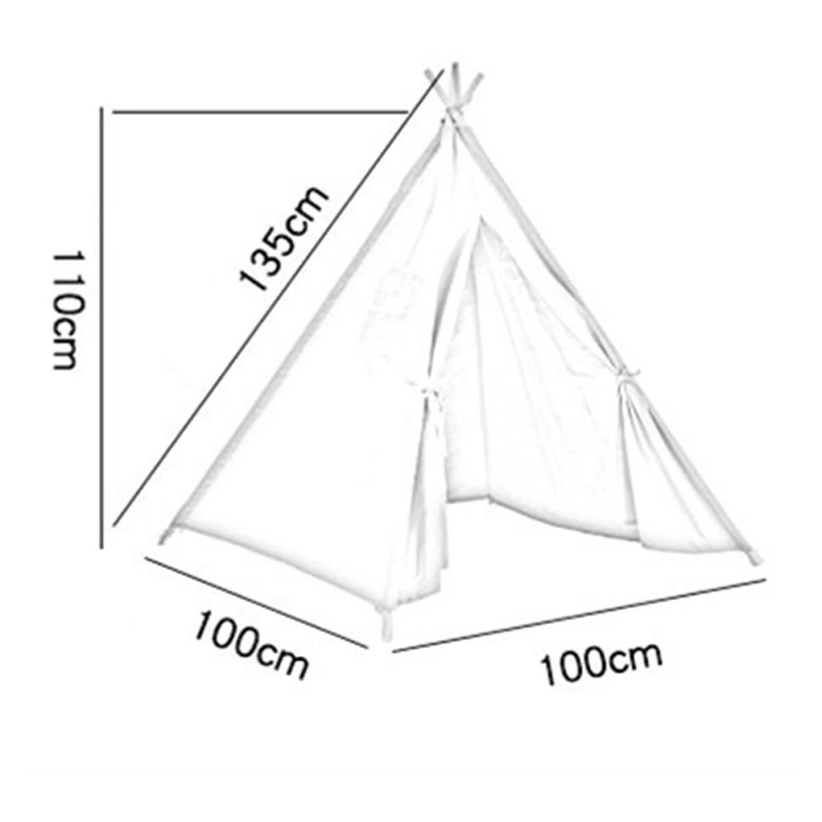 Vaikiška palapinė, rožinė  Wigiwama