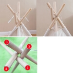 Vaikiška palapinė, rožinė  Wigiwama