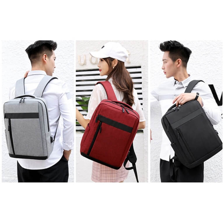 Nešiojamo kompiuterio kuprinė su usb lizdu, 20l Raudona