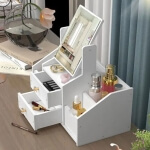 Medinė kosmetinė su veidrodžiu, MDF