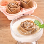 Silikoninė forma ledukams, Rožė