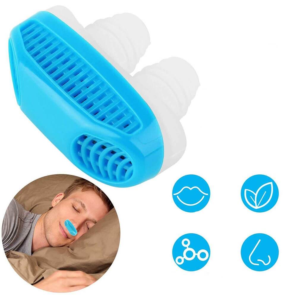 Nosies kištukas nuo knarkimo 2in1 Nosies kištukas nuo knarkimo 2in1