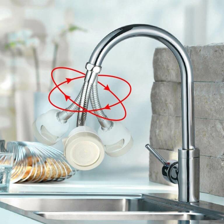 Vandens maišytuvo lankstus prailgintuvas, 17cm