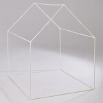 Vaikiška palapinė namelis, 100x120x140 cm