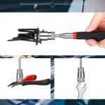 Teleskopinis magnetas su led, 19-84 cm