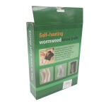 Šildantis kelio įtvaras, 2vnt. juoda