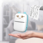 Bluetooth nešiojamas spausdintuvas, 1000 mAh