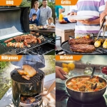 Belaidis termometras BBQ , IP64