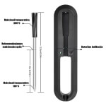 Belaidis termometras BBQ , IP64