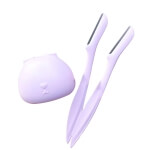 Antakių skutimo peiliukai su stovu, 2vnt.