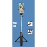 Trikojis stovas selfie lazda, 70cm