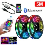 Led rgb usb juosta, 5 metrai