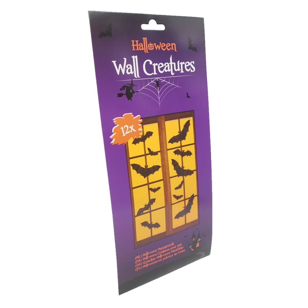 Helovino lipdukai šikšnosparniai, 12vnt.