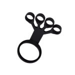 Rankos pirštų treniruoklis, juoda