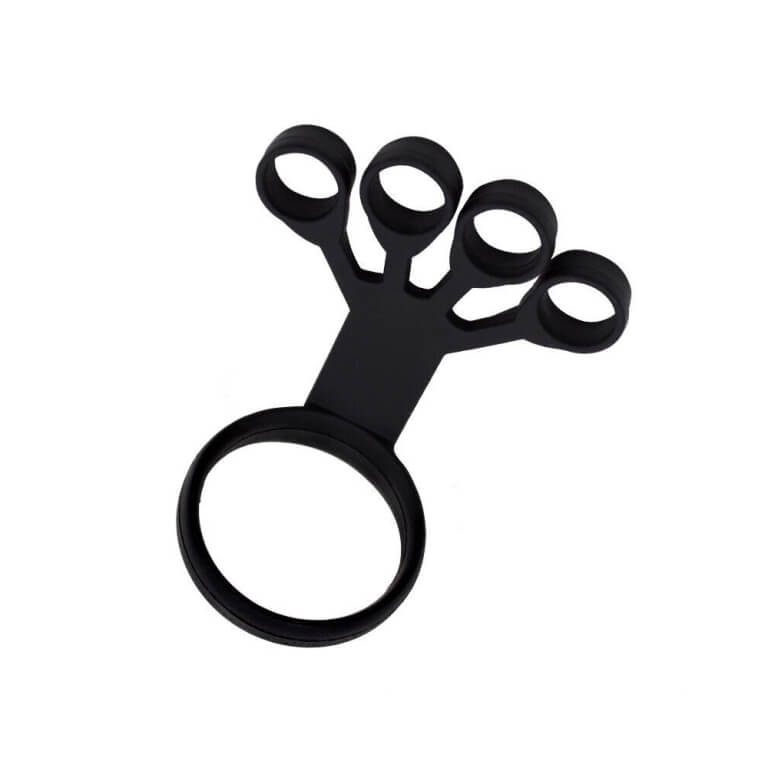 Rankos pirštų treniruoklis, juoda