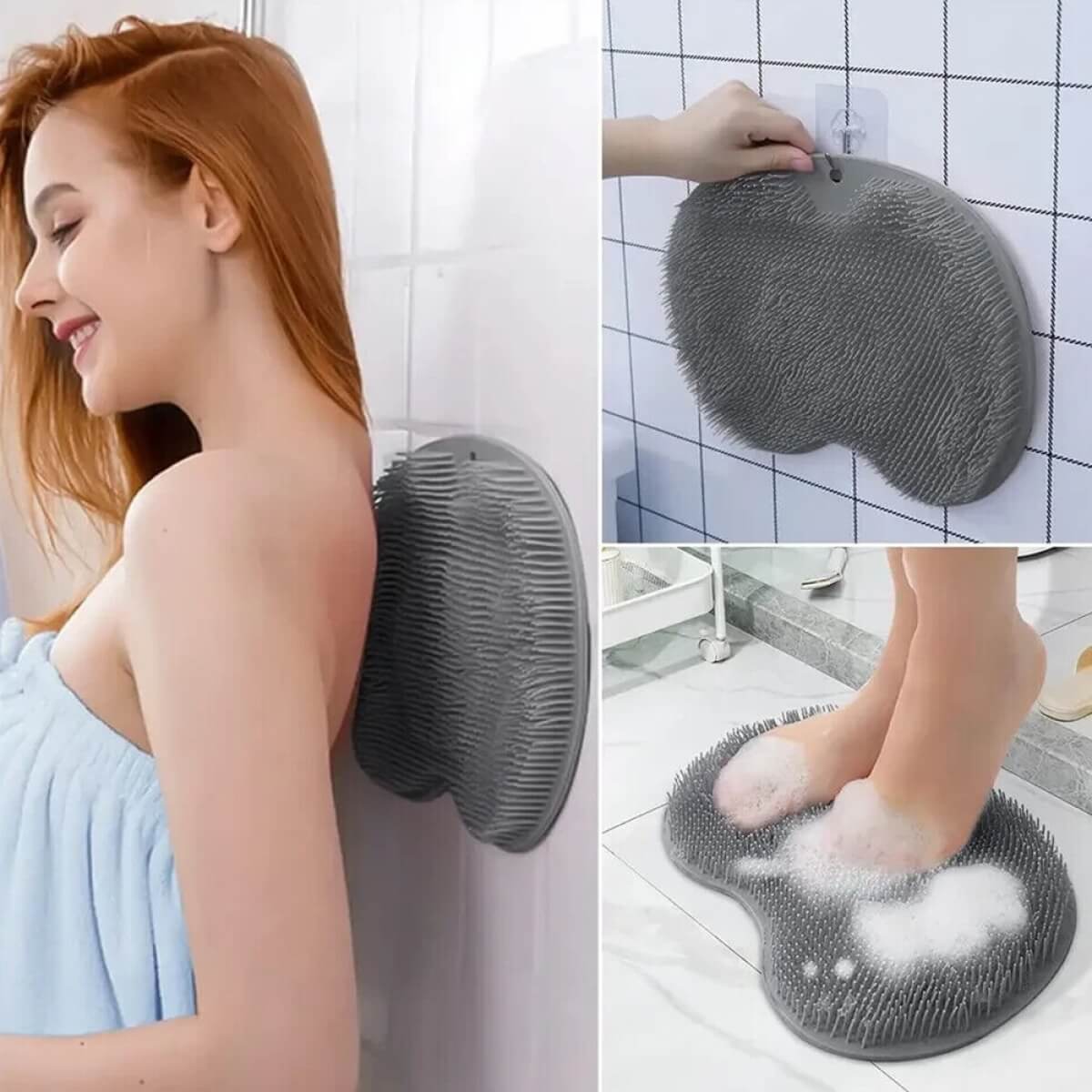 Silikoninis vonios kilimėlis, 28x21 cm