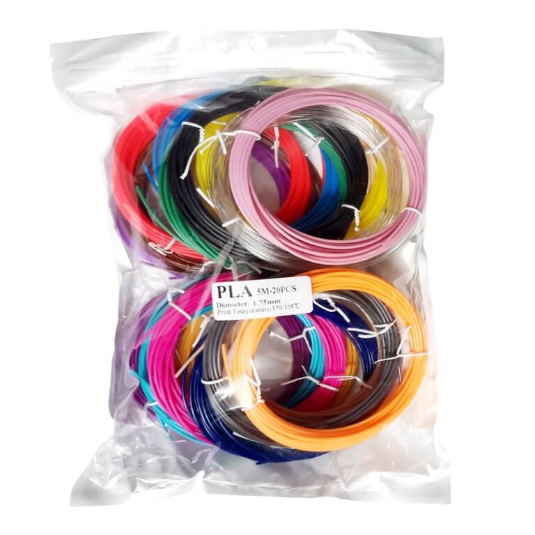 3d pieštiko plastikas, 20 vnt.