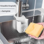 Kriauklės krepšelis su kempinė