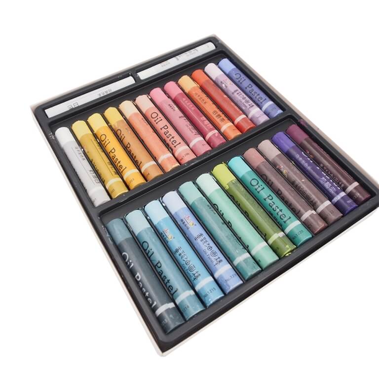 Aliejinės kreidelės, 24 Vnt.