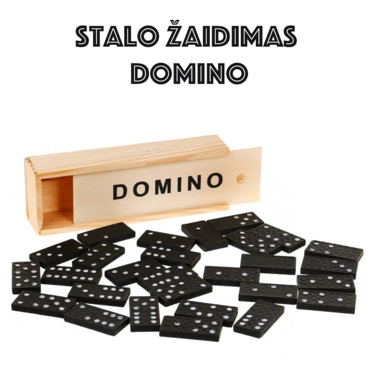 Medinis domino žaidimas, 2-4 žmonės