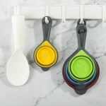 Silikoniniai matavimo šaukštai, 4 vnt.