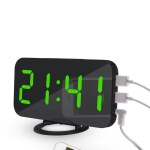 Skaitmeninis laikrodis su termometru usb , Raudonas