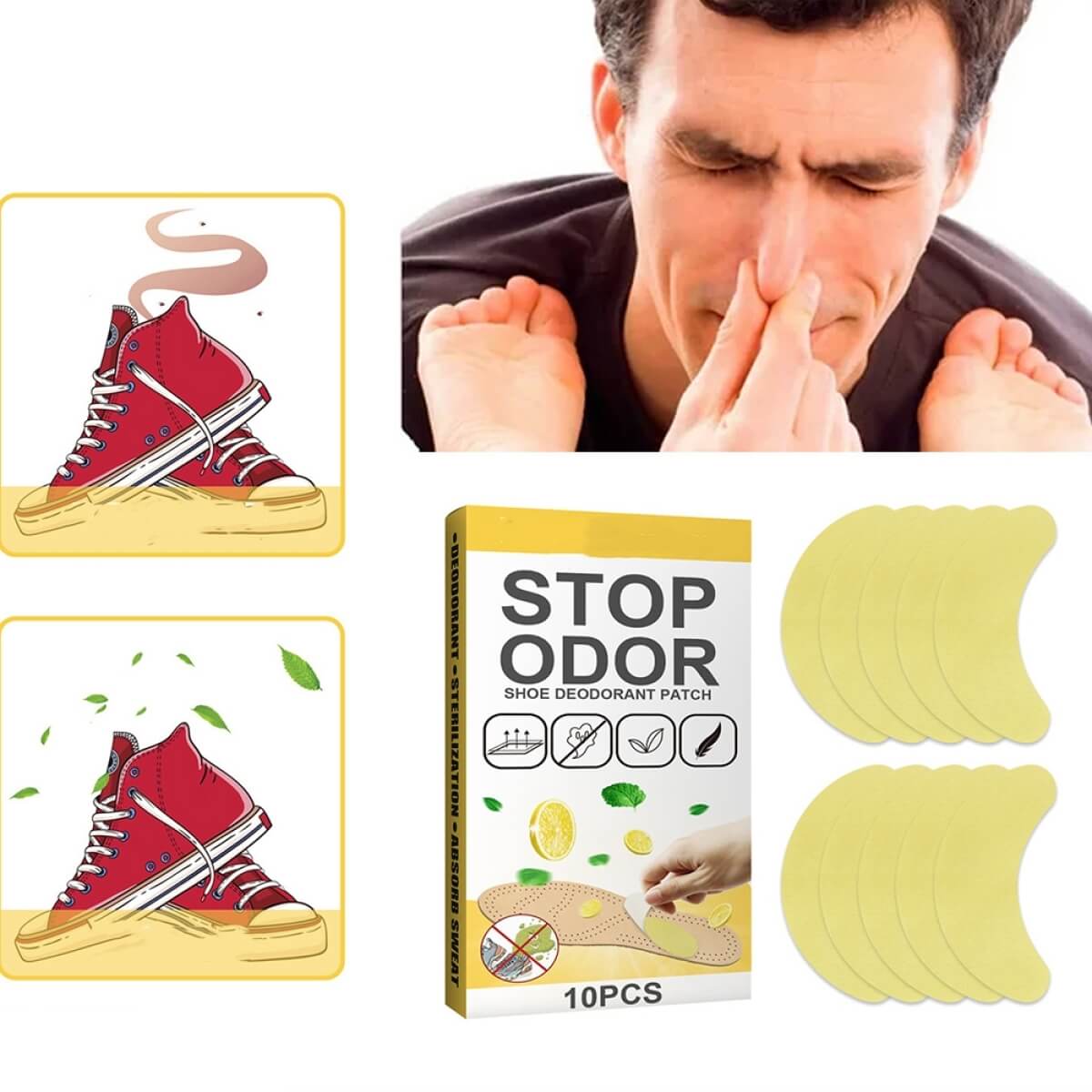 Avalynės lipdukai su kvapu, 5 poros