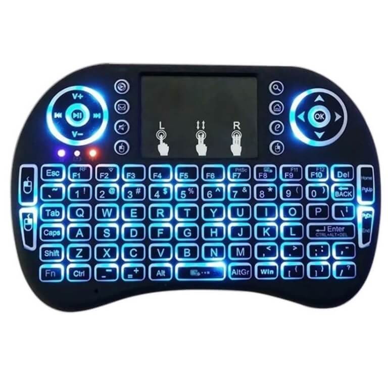 Mini bevielė tv klaviatūra, Touchpad