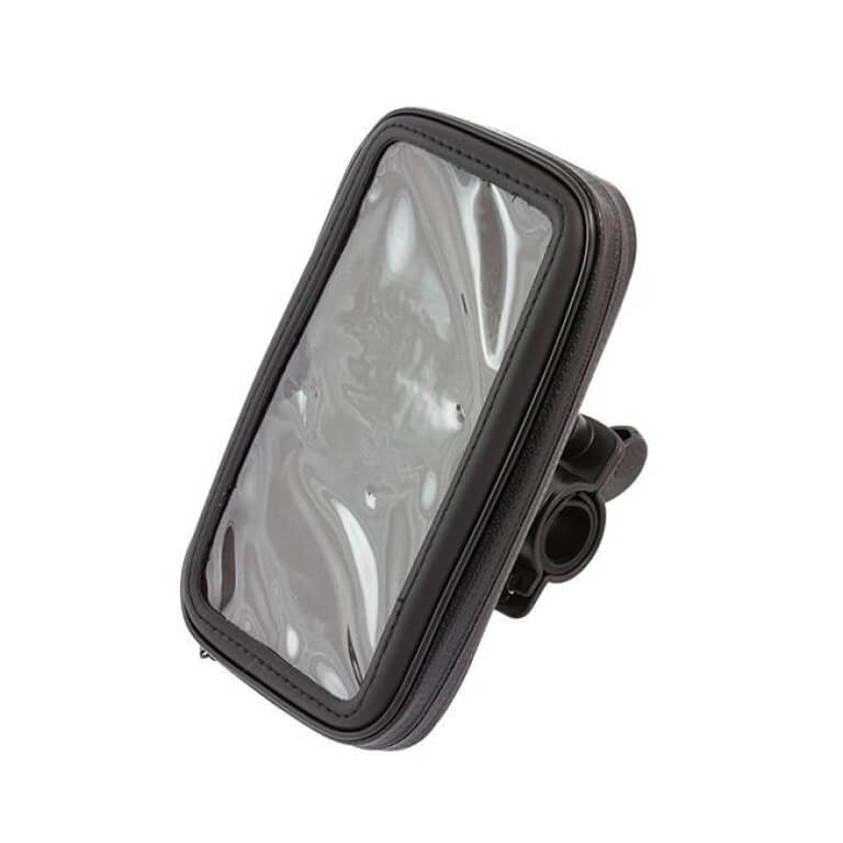 Neperšlampamas telefono laikiklis ant dviračio,juodas