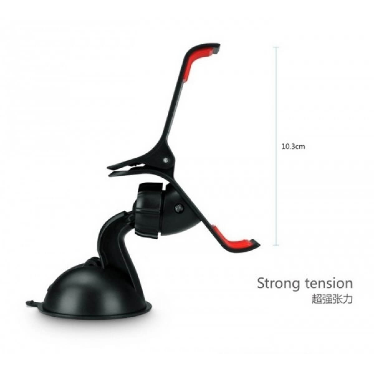 Universalus auto laikiklis telefonui,  juodas