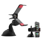 Universalus auto laikiklis telefonui,  juodas