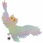 Pelėdos formos paukščių baidyklė