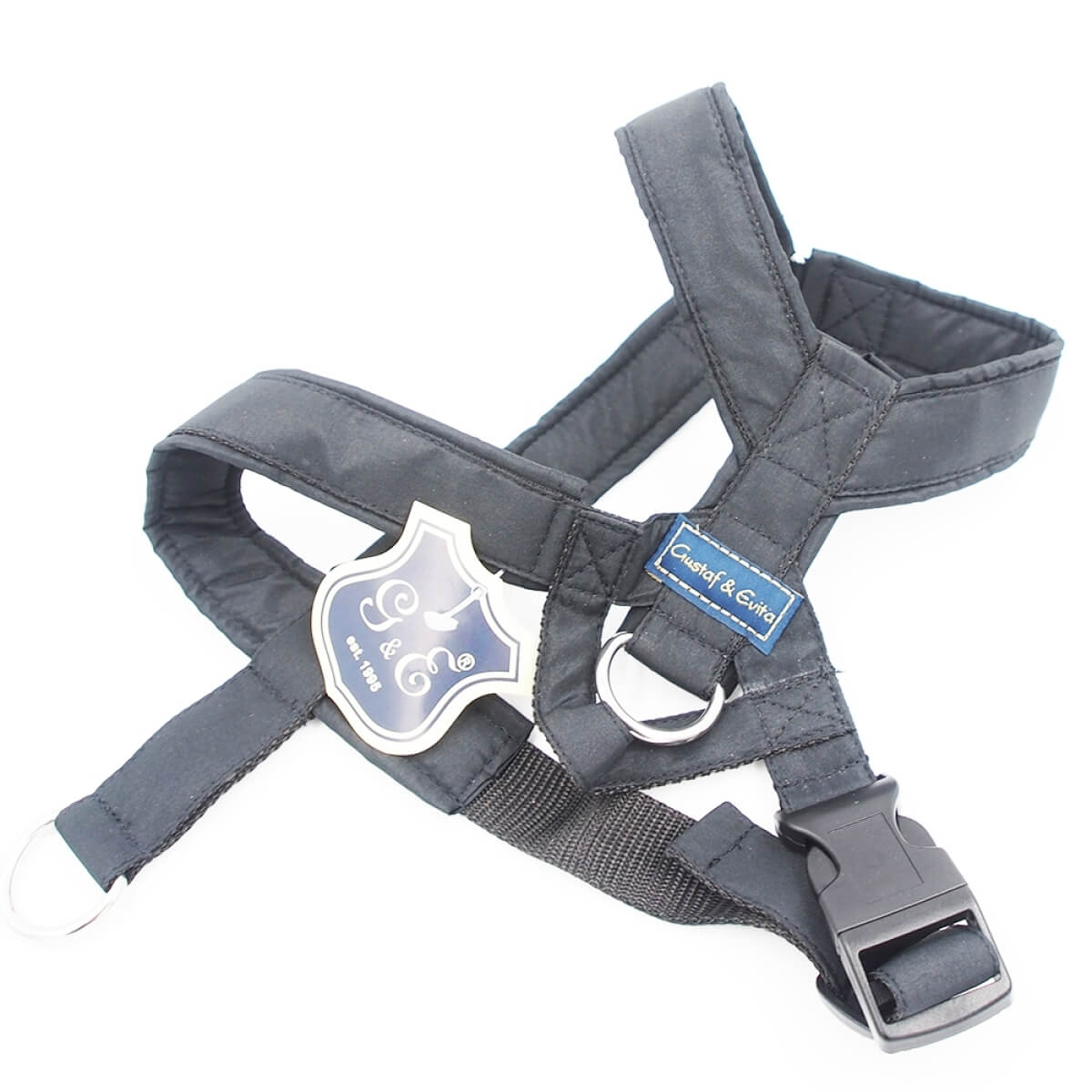 Gustaf  Evita šunų petnešos juodos, M dydis